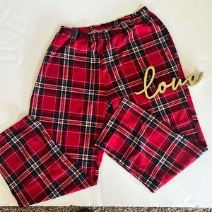 Red Plaid Sleeping Pants